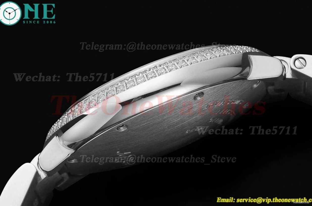 33mm NH05 Cartier Rmn De SS GDF SS Ballon Bleu Silver 0326